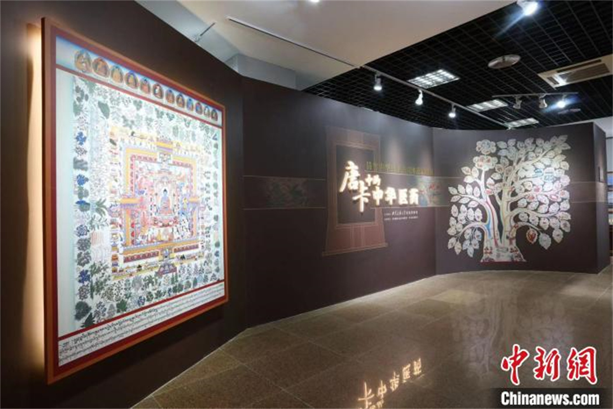 “唐卡中的中华医药”展览开展 走近藏医药唐卡的绮丽世界